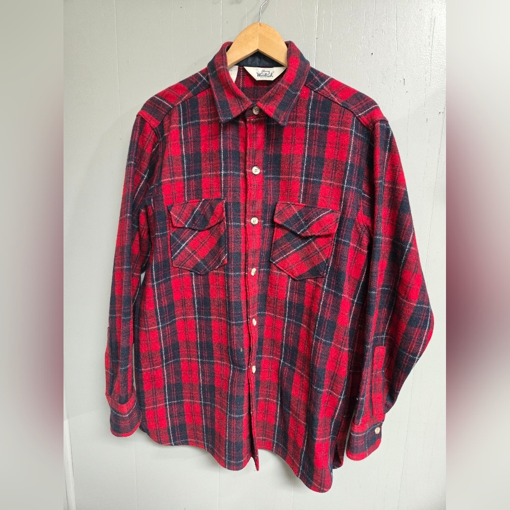 Red Plaid Men's Shirt